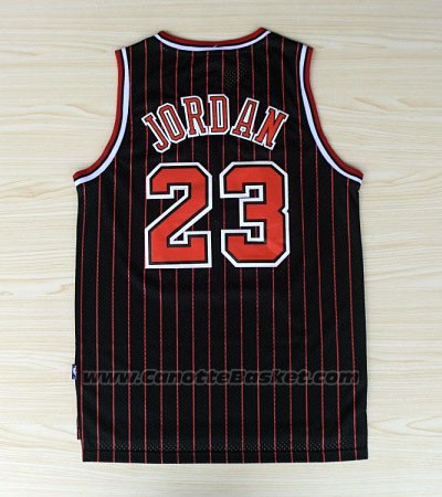 Maglia Chicago Bulls Michael Jordan #23 Retro 1995-96 Nero